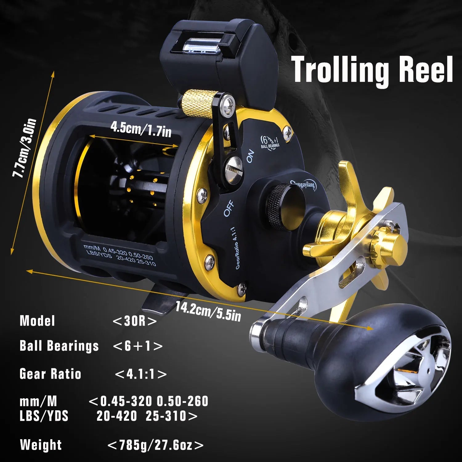 Sea Beast Trolling Reel Bobber Bargain