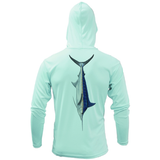 St. Pete Beach, FL Blue Marlin Long Sleeve UPF 50+ Dry-Fit Hoodie