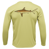 Siesta Key, FL Blacktip Long Sleeve UPF 50+ Dry-Fit Shirt