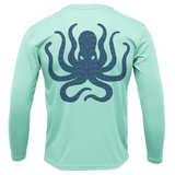 Charleston, SC Kraken Palmetto Logo Men's Long Sleeve UPF 50+ Dry-Fit Shirt