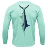 Catalina Island Blue Marlin Long Sleeve UPF 50+ Dry-Fit Shirt
