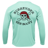 Florida Freshwater Born "Surrender The Booty" Men's Long Sleeve UPF 50+ Dry-Fit Shirt