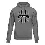 Ski Family Adult Fleece Hooded Sweatshirt