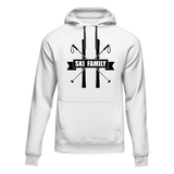 Ski Family Adult Fleece Hooded Sweatshirt