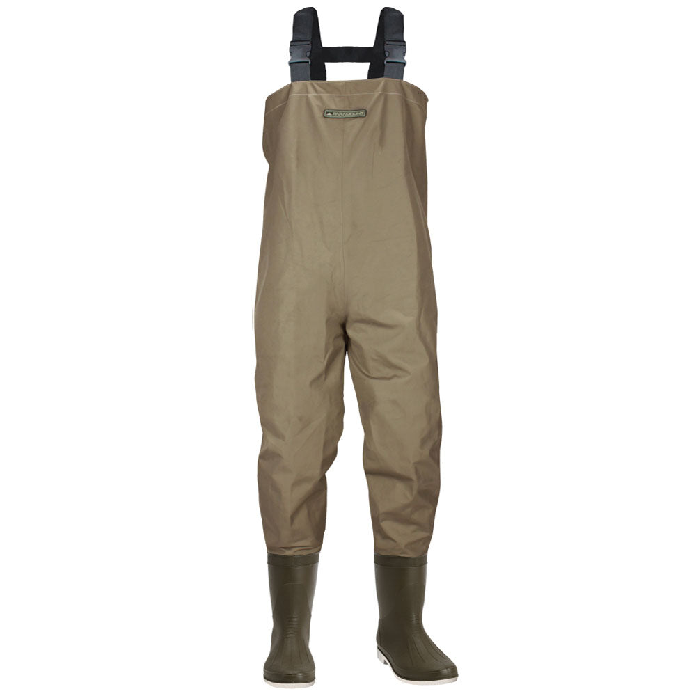 Bota de vadeo hasta el pecho Slipstream de PVC con suela de fieltro