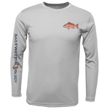 SK Snapper on Chest Long Sleeve UPF 50+ Dry-Fit Shirt