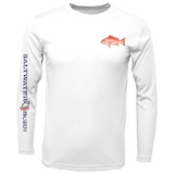 SK Snapper on Chest Long Sleeve UPF 50+ Dry-Fit Shirt