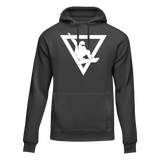 Never Underestimate An Old Snowboarder Adult Fleece Hooded Sweatshirt