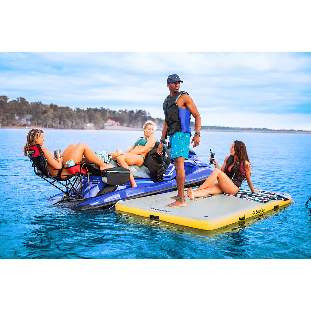 Solstice Inflatable Dock (6' x 5') Bobber Bargain