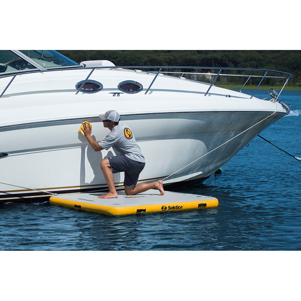 Solstice Inflatable Dock (6' x 5') Bobber Bargain