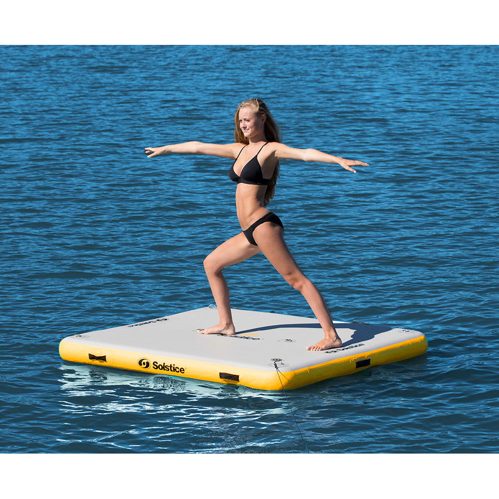 Solstice Inflatable Dock (6' x 5') Bobber Bargain