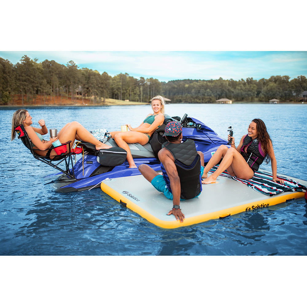 Solstice Inflatable Dock (8' x 5') Bobber Bargain