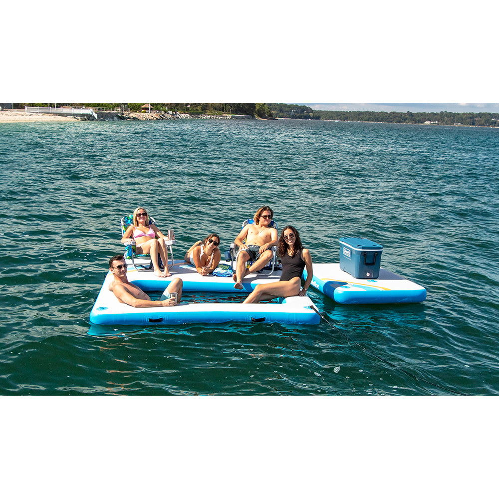 Solstice Watersports Docks (Inflatable and Mesh, with Back Rests & Accessories) Bobber Bargain