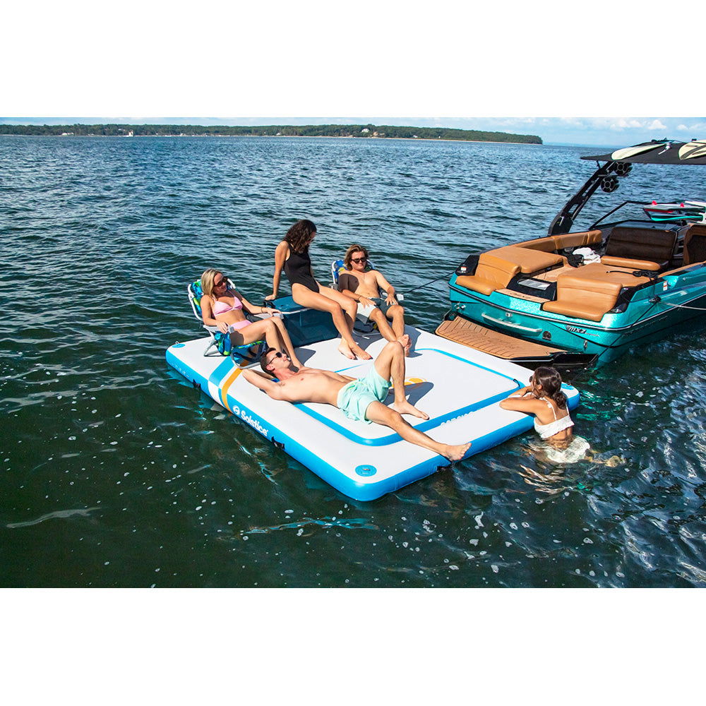 Solstice Watersports Docks (Inflatable and Mesh, with Back Rests & Accessories) Bobber Bargain