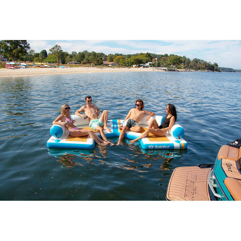 Solstice Watersports Docks (Inflatable and Mesh, with Back Rests & Accessories) Bobber Bargain