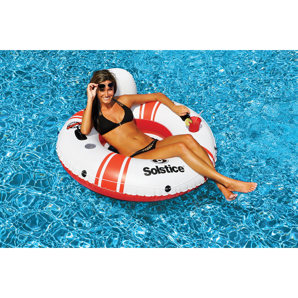 Solstice Watersports Super Chill River Tubes and Island (with Cooler) Bobber Bargain