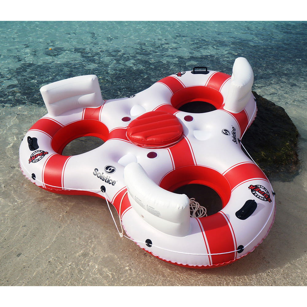 Solstice Watersports Super Chill River Tubes and Island (with Cooler) Bobber Bargain