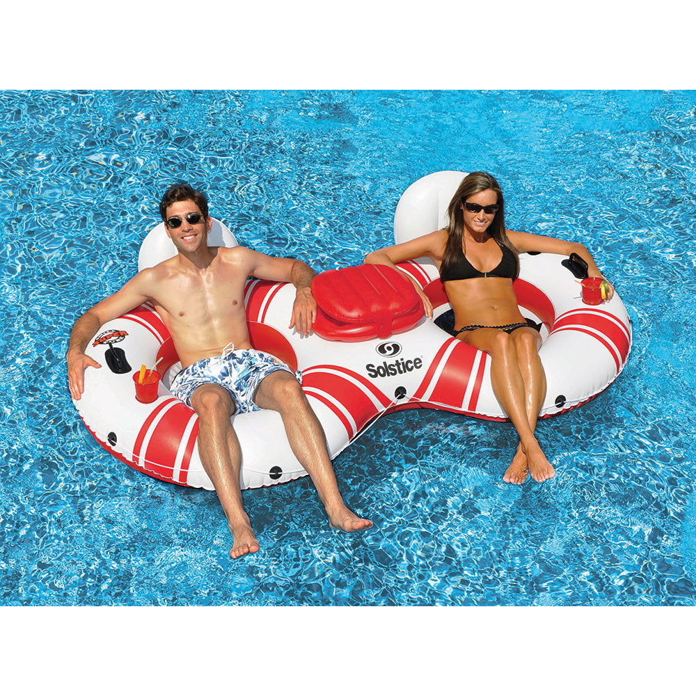 Solstice Watersports Super Chill River Tubes and Island (with Cooler) Bobber Bargain