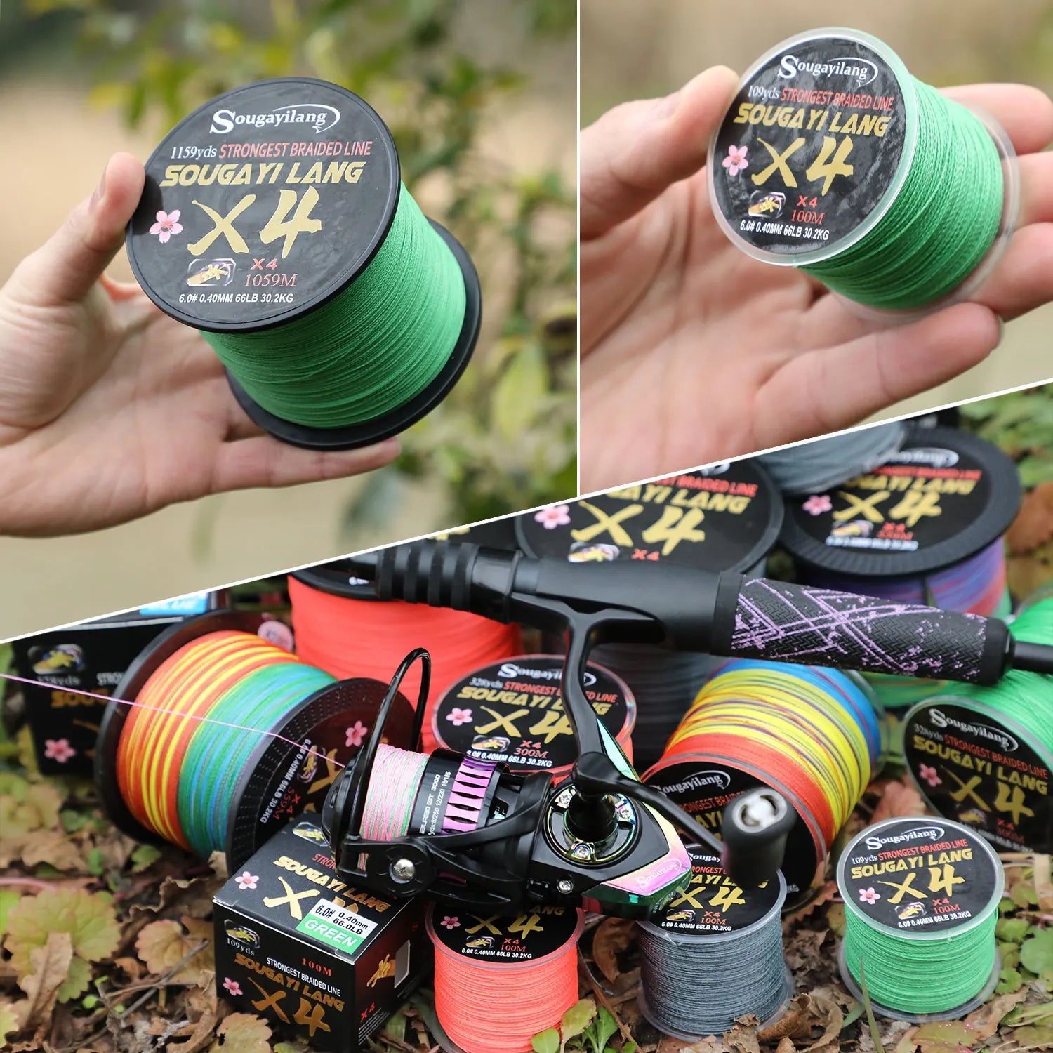 Sougayilang 4X Braided Fishing Line Bobber Bargain