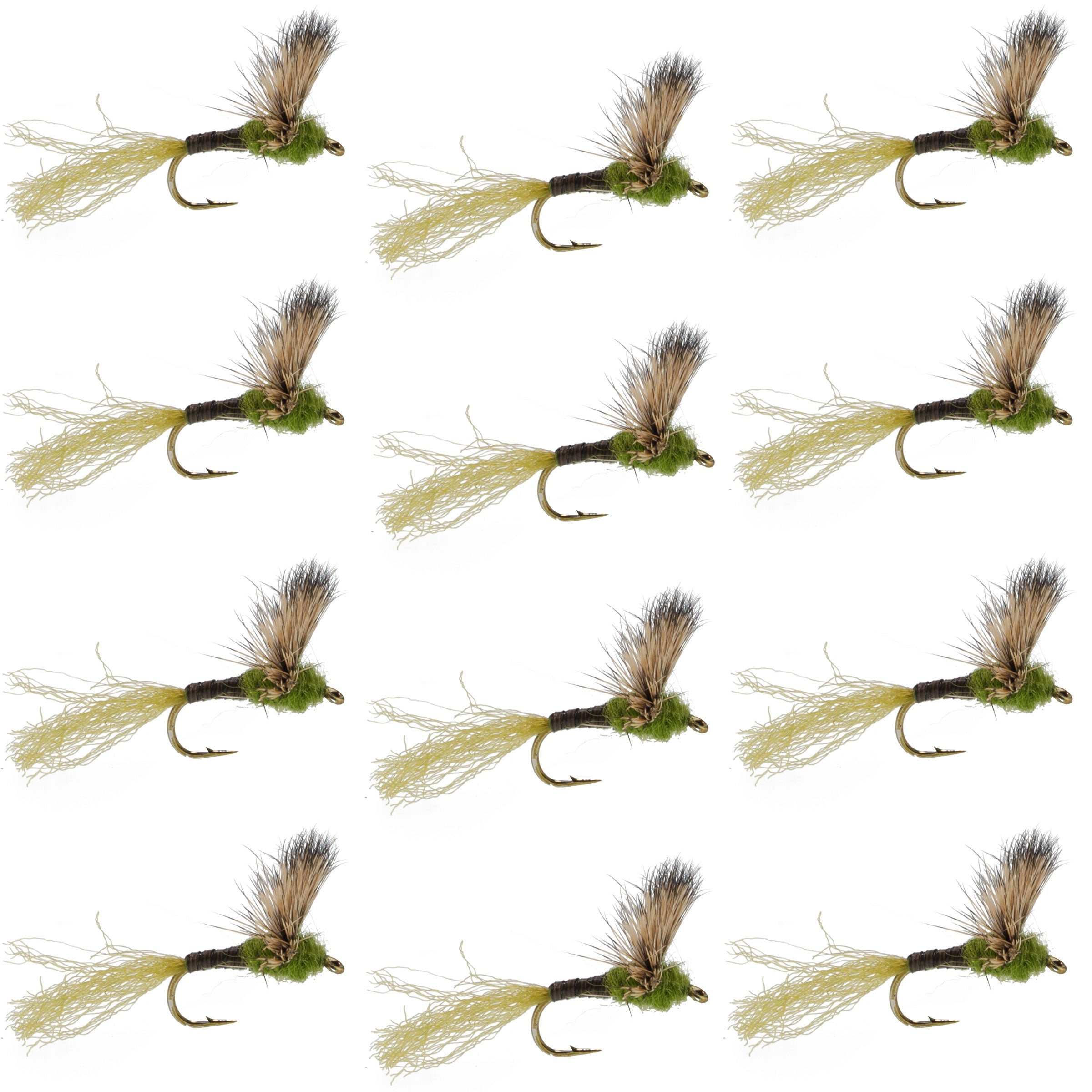 Baetis Sparkle Dun - 12 mouches Taille d'hameçon 14