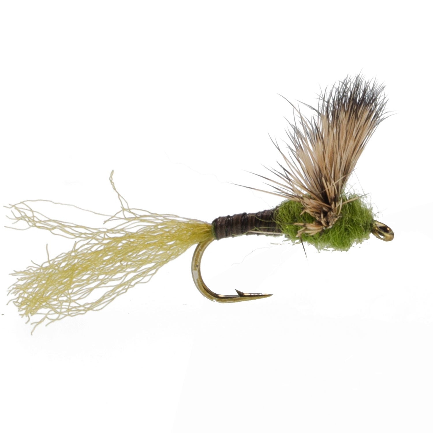 Nymphe de baétis Sparkle Dun - 6 mouches Taille d'hameçon 16