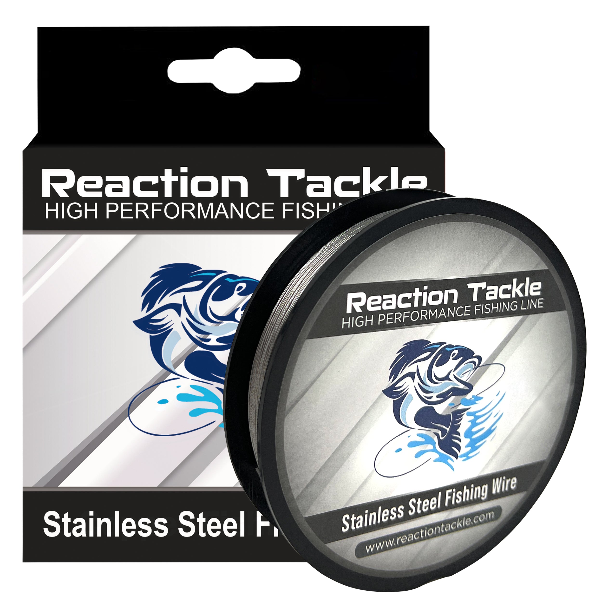 Línea de arrastre de acero inoxidable Reaction Tackle de 30 lb