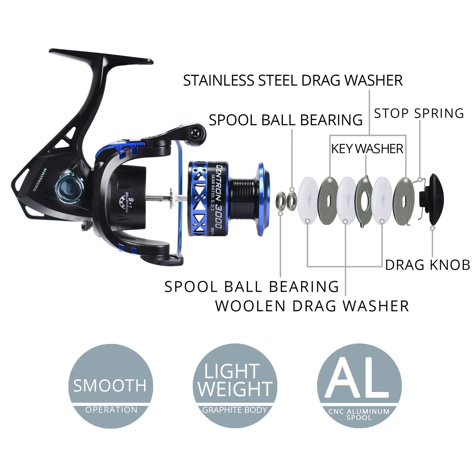 Summer/Centron Lightweight Spinning Reel Bobber Bargain