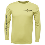 Swordfish on Chest Long Sleeve UPF 50+ Dry-Fit Shirt