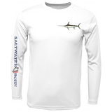 Swordfish on Chest Long Sleeve UPF 50+ Dry-Fit Shirt