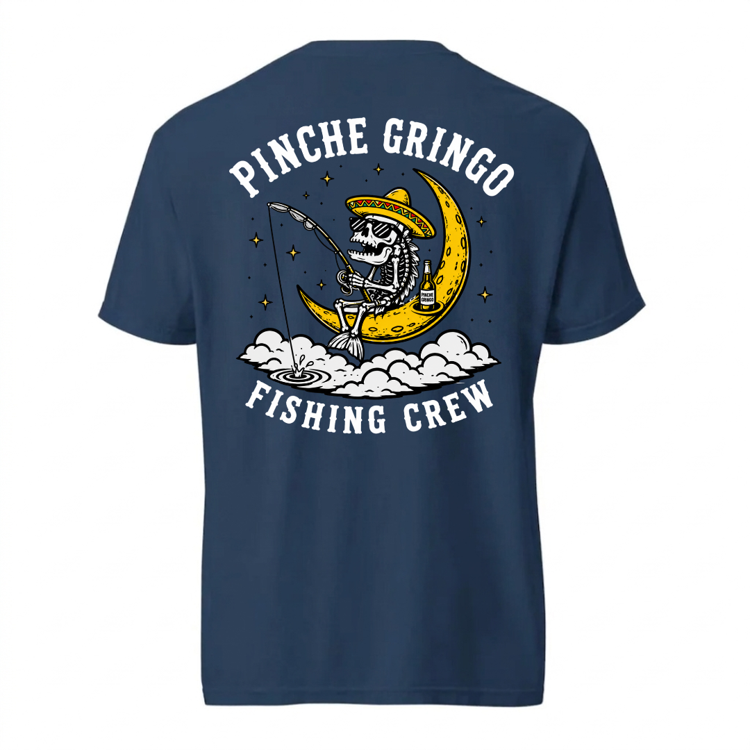 Pinche Gringo Fishing Crew Moon Fish Shirt