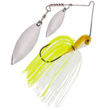 Jigs de spinnerbait de tungsteno Reaction Tackle (paquete de 2), hoja de doble sauce - Nuevos