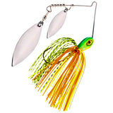 Jigs de spinnerbait de tungsteno Reaction Tackle (paquete de 2), hoja de doble sauce - Nuevos