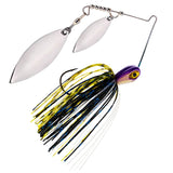 Jigs de spinnerbait de tungsteno Reaction Tackle (paquete de 2), hoja de doble sauce - Nuevos