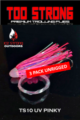 Mouches de traîne trop fortes - Paquet de 3 non montées