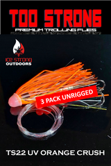 Mouches de traîne trop fortes - Paquet de 3 non montées