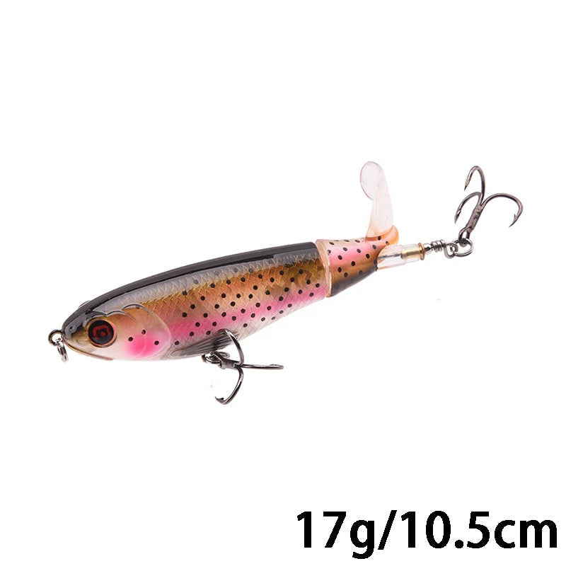 Tail Spin Sizzle Topwater Popper Bobber Bargain