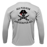 Melbourne, Australia "All for Rum and Rum For All" Long Sleeve UPF 50+ Dry-Fit Shirt