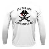 Melbourne, Australia "All for Rum and Rum For All" Long Sleeve UPF 50+ Dry-Fit Shirt