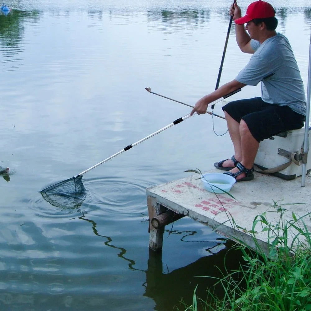 Telescopic Fishing Landing Net Bobber Bargain