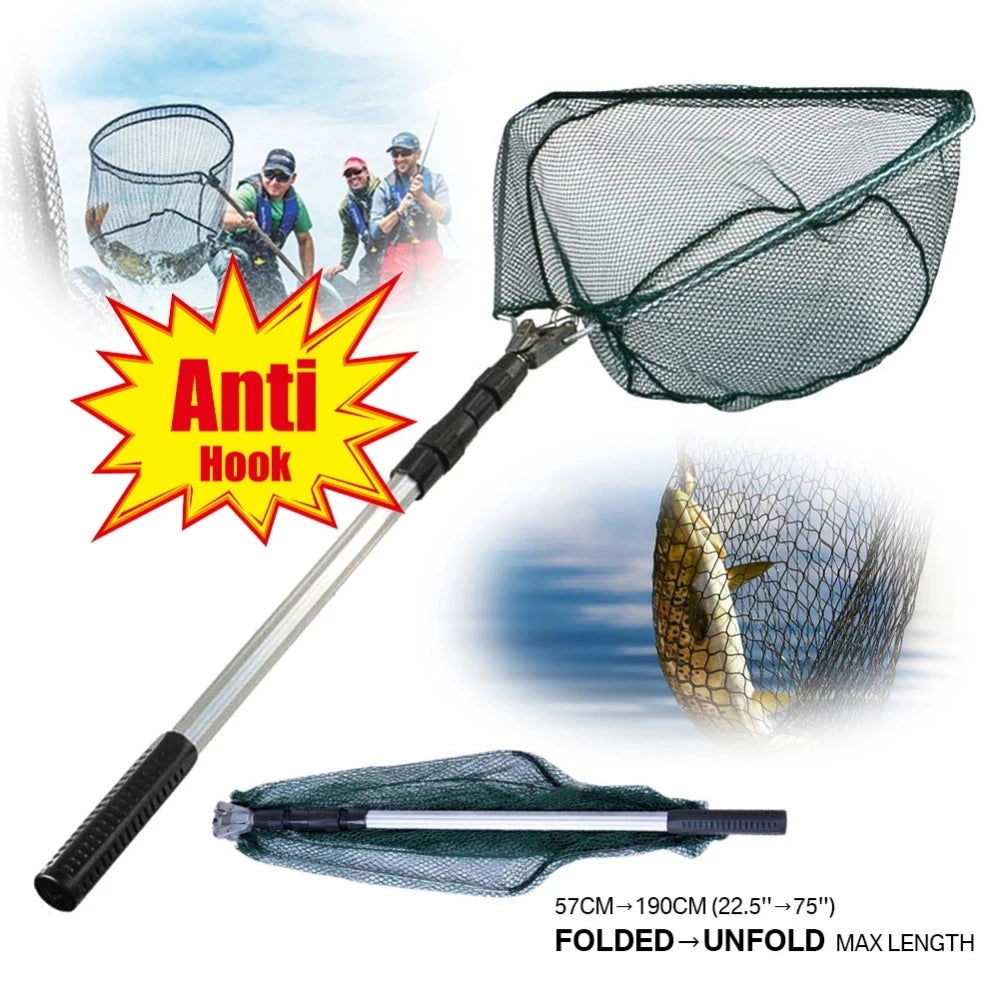 Telescopic Fishing Landing Net Bobber Bargain