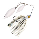 Jigs de spinnerbait de plomo Reaction Tackle - Paquete de 3, hoja de doble sauce - Nuevos