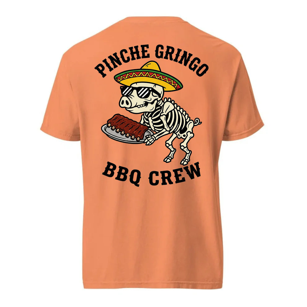 Pinche Gringo BBQ Crew Rib Platter Shirt