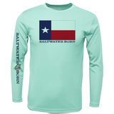 Corpus Christi, TX Flag Long Sleeve UPF 50+ Dry-Fit Shirt