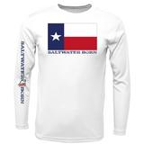 Corpus Christi, TX Flag Long Sleeve UPF 50+ Dry-Fit Shirt