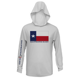 Texas Flag Long Sleeve UPF 50+ Dry-Fit Hoodie