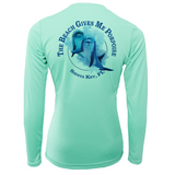 Siesta Key "The Beach Gives me Porpoise" Women's Long Sleeve UPF 50+ Dry-Fit Shirt