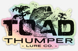 Calcomanías con diseño de Toad Thumper