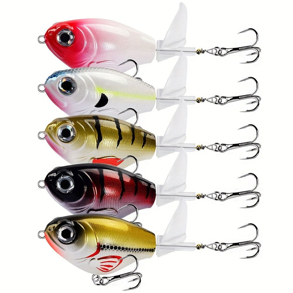 Topwater Minnow Lure Set (5pcs) Bobber Bargain