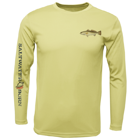Trout on Chest Long Sleeve UPF 50+ Dry-Fit Shirt