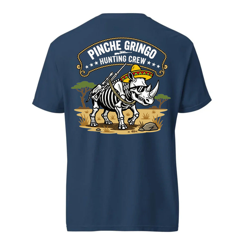 Pinche Gringo Hunting Crew Rhino Shirt